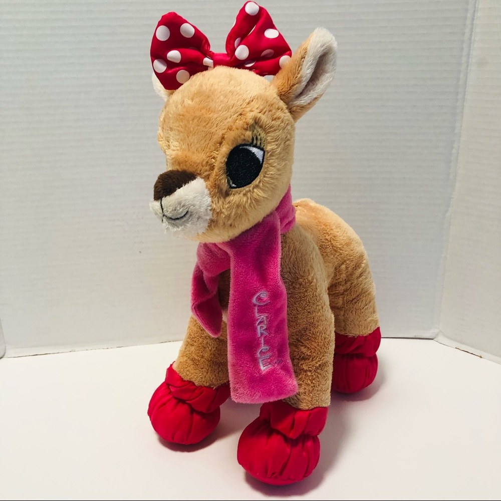 Clarice Rudolph the Red-Nosed Reindeer Plush 14"